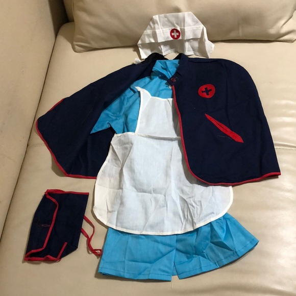 Vintage Other - 5 Piece Girls Nurse or Doctor Costume